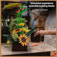 Mould King Building Block, Flower World, Birds of Paradise (10024) 1608 Pieces