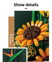 Mould King Building Block, Flower World, Birds of Paradise (10024) 1608 Pieces