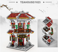 LOZ Mini Building Block, Street Series, Ancient Chinese Style Building Street View Set (1023, 1024, 1025)