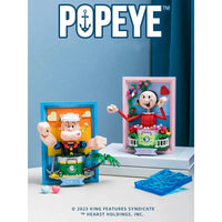 Pantasy Building Block, Popeye Series, Popeye & Olive 3D Portrait Painting (86403, 86404) 400+ Pieces