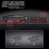 Mould King Building Block, QJ Steam Locomotive Building Set (12003), 1511 Pieces