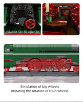 Mould King Building Block, Motorized BR18 German Express Train (12007) 2348 Pieces