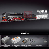 Mould King Building Block, QJ Steam Locomotive Building Set (12003), 1511 Pieces