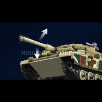 Mould King Building Block, Military Leopard 2 Tank with remote control (20020) 1091 Piecesing Set