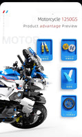 BMW R1250 GS Motorcycle (T4022) 2369 Pieces, 1:5 Scale