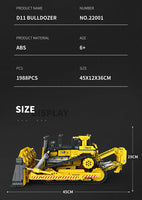Reobrix Technic 22001 D11 Bulldozer - The Ultimate Building Experience