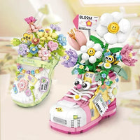 LOZ Mini Model 1350 and 1351 - Floral Shoe Collection