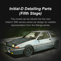 CaDA Initial D 1:12 Toyota Trueno AE86 (C61024), Non-Motorized Version