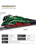 Mould King Building Block, Motorized BR18 German Express Train (12007) 2348 Pieces