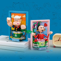 Pantasy Building Block, Popeye Series, Popeye & Olive 3D Portrait Painting (86403, 86404) 400+ Pieces