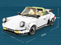 Mould King Building Block, Creative Idea Series, Classic 911 Targa Sports Car (13103) 882 Pieces