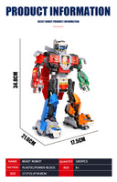 Mould King Building Block, Creative Idea Series, Motorized Voltron Robot (15037) 1003 Pieces