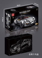 TGL Building Block, Technic Series, GR2 RS 911 Silver Grey (T5026B) 3389 Pieces, 1:8 Scale, Static Version