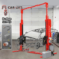 Mould King Building Block, MOC-3054 Double Column Car Lift 1:8 (13053) 537 Pieces