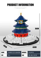 Mould King Building Block, Architecture Stucture, Temple of Heaven (22009) 5532 Pieces