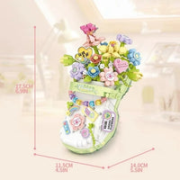 LOZ Mini Model 1350 and 1351 - Floral Shoe Collection