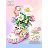 LOZ Mini Model 1350 and 1351 - Floral Shoe Collection