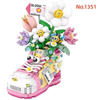LOZ Mini Model 1350 and 1351 - Floral Shoe Collection