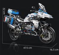 BMW R1250 GS Motorcycle (T4022) 2369 Pieces, 1:5 Scale