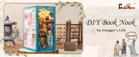 CUTEBEE DIY Wooden Book Nook Kit Bookshelf Inserts (Su Dongpo's Life)