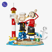 Pantasy Building Block, Popeye Series, Popeye & Olive (86401) 1500 Pieces