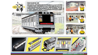 Royal Toys Building Block, Hong Kong City Story Series, MTR Urban Line Train, (RT44) 684 Pieces