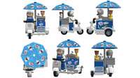 Royal Toys Building Block, Hong Kong City Story Series, Ice Creamn Tricycle, (RT07) 62 Pieces