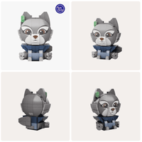 KungFu Panda Mini Figure Characters (PO, Tigress, Shifu, Zhen)