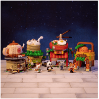 KungFu Panda Mini Street View (PO, Tigress, Shifu, Zhen)