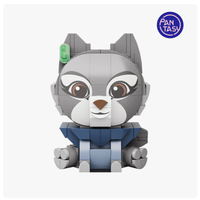 KungFu Panda Mini Figure Characters (PO, Tigress, Shifu, Zhen)