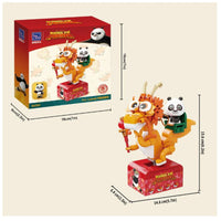 KungFu Panda Mini Cosrider (Po, Tigress, Shifu, Zhen)