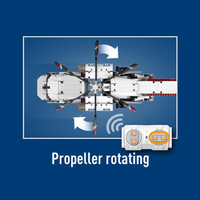 High-Tech Series Helicopter App Motorized Building Set (15012)