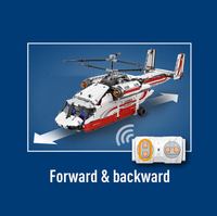 High-Tech Series Helicopter App Motorized Building Set (15012)