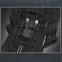 Mould King 10058 Mini Luxury Bat Sport Car Building Block Set