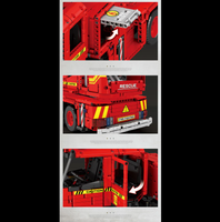 Reobrix Technic 22005 Fire Ladder Truck - Ultimate Rescue Experience