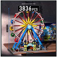 Mould King Building Block: Motorized Ferris Wheel with LED Light (11006)