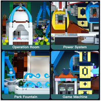 Mould King Building Block: Motorized Ferris Wheel with LED Light (11006)