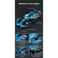 CaDA Formula E Race Car 1:8 (C64004) ( Non motorized version)