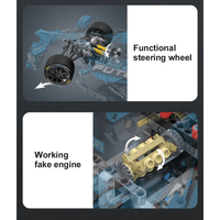 CaDA Formula E Race Car 1:8 (C64004) ( Non motorized version)