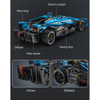 CaDA Formula E Race Car 1:8 (C64004) ( Non motorized version)