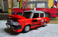 Nostalgic Classic Hong Kong Retro Red Taxi (991010)