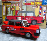 Nostalgic Classic Hong Kong Retro Red Taxi (991010)