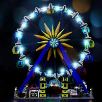 Mould King Building Block: Motorized Ferris Wheel with LED Light (11006)