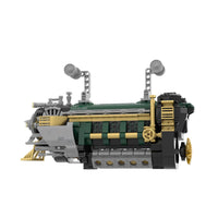 Pantasy Building Block, Steam Punk Series, Steampunk Train Station (85007) 2723 Pieces