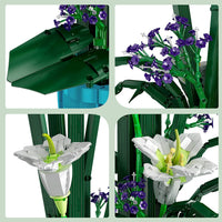 Mould King Building Block, Flower World, Fairy Lily Bouquet (10023) 1513 Pieces