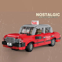 Nostalgic Classic Hong Kong Retro Red Taxi (991010) 700 Pieces
