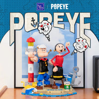 Pantasy Building Block, Popeye Series, Popeye & Olive (86401) 1500 Pieces