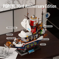 Pantasy Building Block, Popeye Series, Popeye Treasure Hunt Steamship (86402) 2500 Pieces
