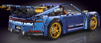 TGL Building Block, Technic Series, GR2 RS 911 Metalic Blue (T5037) 5588 Pieces, 1:6 Scale, Static Version