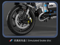 BMW R1250 GS Motorcycle (T4022) 2369 Pieces, 1:5 Scale